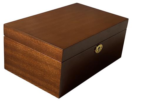 Large Deluxe Mahogany Chess Box -  CHESSMAZE STORE UK 