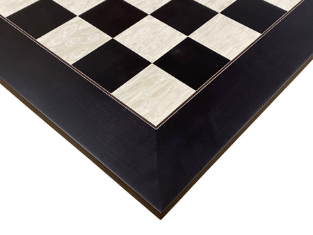 21" Birdseye Maple Anegre Deluxe Chessboard -  CHESSMAZE STORE UK 