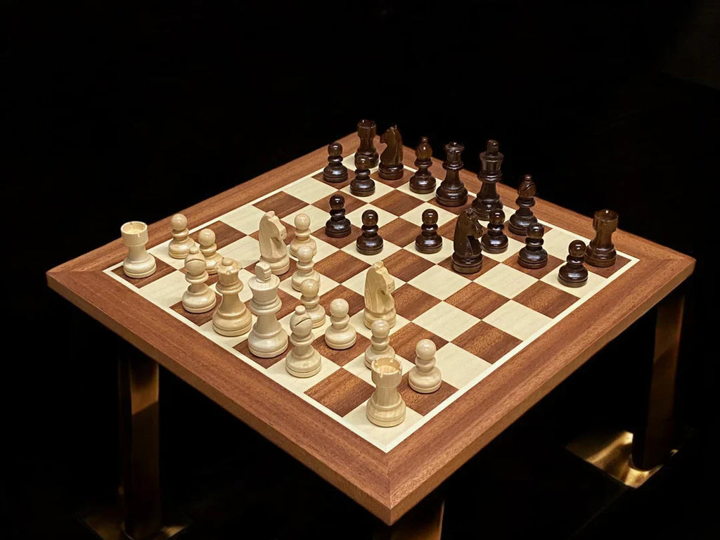 Grandmaster Mahogany Chess Set 15.75