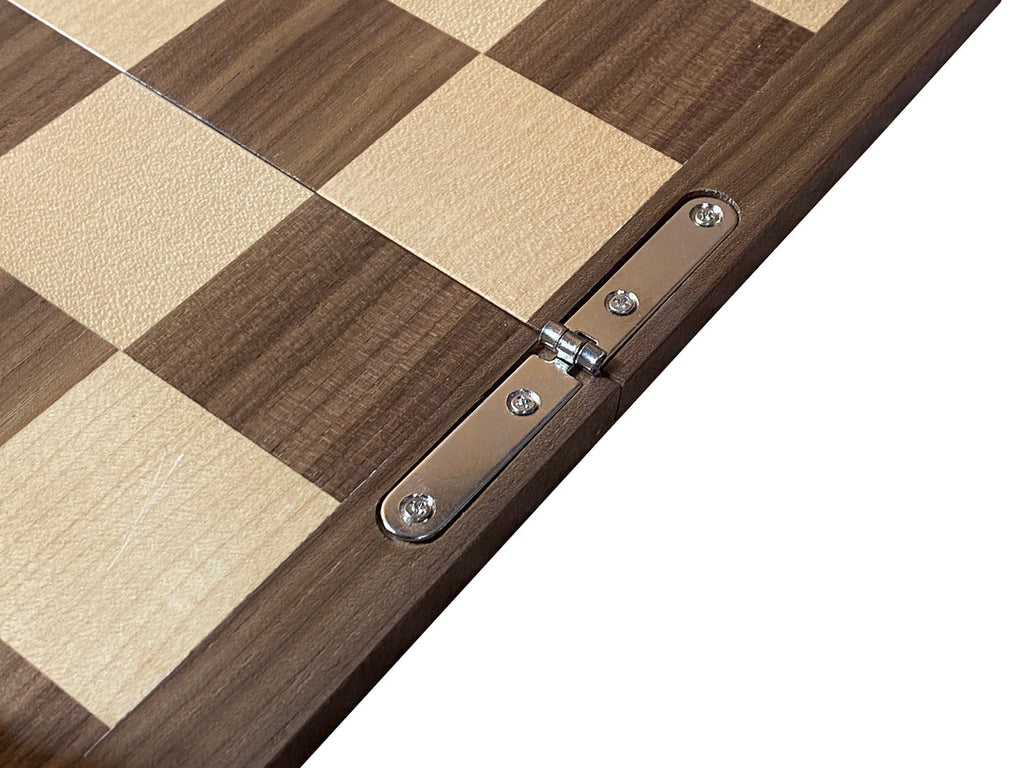 Walnut Folding Economy Grandmaster Chess Set -  CHESSMAZE STORE UK 