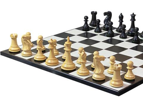 Contemporary Old English Anegre Chess Set & Vinyl Box -  CHESSMAZE STORE UK 