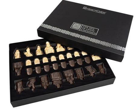 Isle of Lewis Chessmen and 20” Wenge Chess Board -  CHESSMAZE STORE UK 