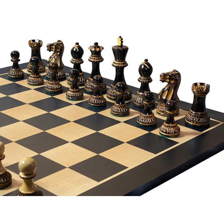 20" Anegre Artistic Parker Chess Set & Vinyl Box -  CHESSMAZE STORE UK 