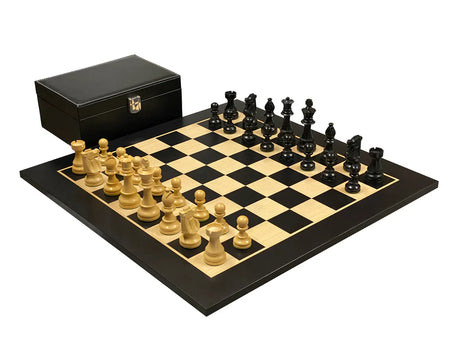 4" British Anegre Chess Set Combination - CHESSMAZE STORE UK