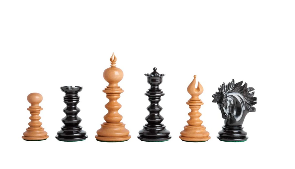 Luxury Hand Carved Chess Pieces - The St Petersburg Savano Ebony Edition -  CHESSMAZE STORE UK 