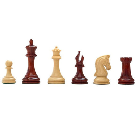 Tristan Imperial Padauk Chess Pieces 3.75" -  CHESSMAZE STORE UK 