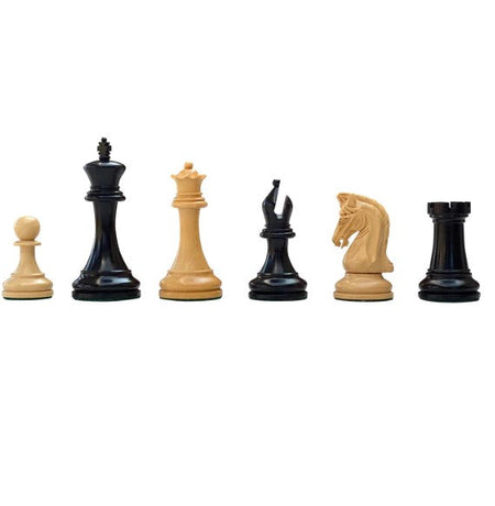 Tristan Imperial Ebony Chess Pieces 3.75" - CHESSMAZE STORE UK