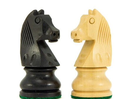 3" Classic Ebonised & Boxwood Chess Pieces -  CHESSMAZE STORE UK 