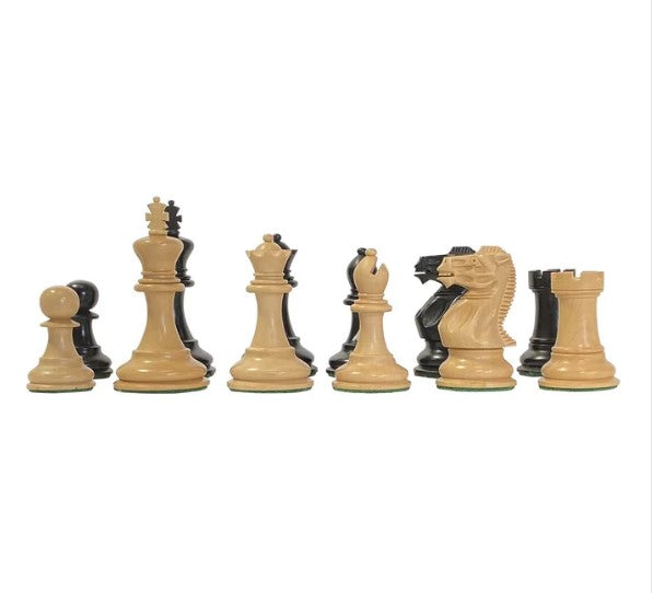 Elite Players Ebonised Series Chess Pieces 3.25