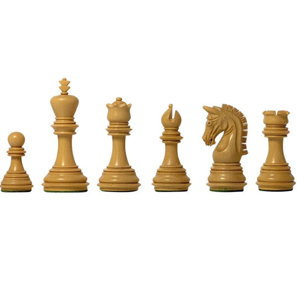 Imperial Acacia Boxwood Chess Pieces 3.75