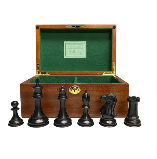 1849 Antique Staunton Collectors Series Chess Men & Box -  CHESSMAZE STORE UK 