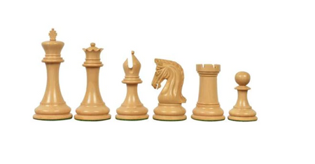 3.75" Tristan Imperial Ebony and Mahogany Chess Set -  CHESSMAZE STORE UK 