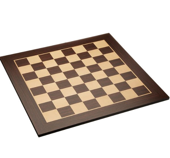 Wenge and Maple Chess Board 20 Inch -  CHESSMAZE STORE UK 